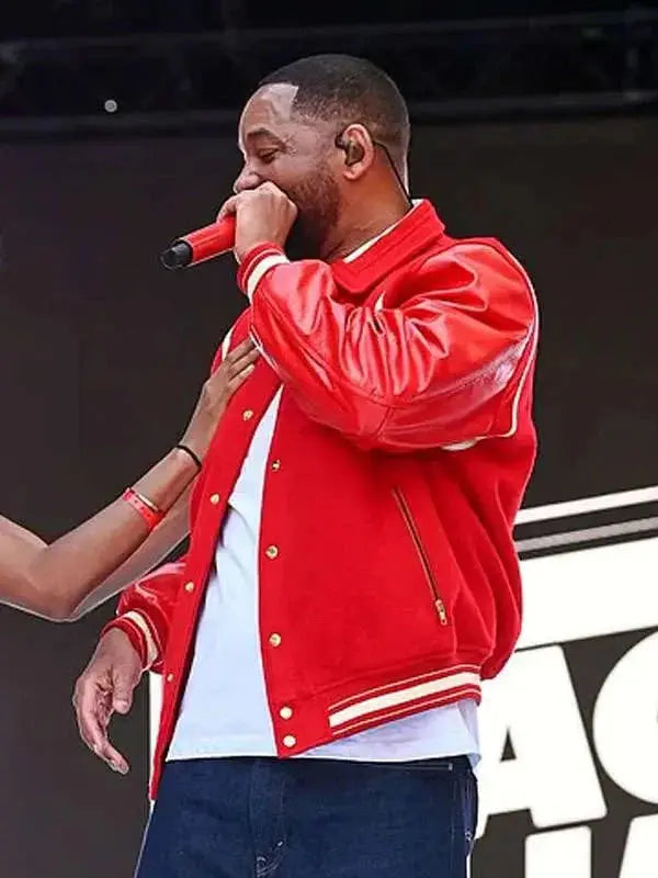 Will Smith Summertime Ball Red Varsity Jacket
