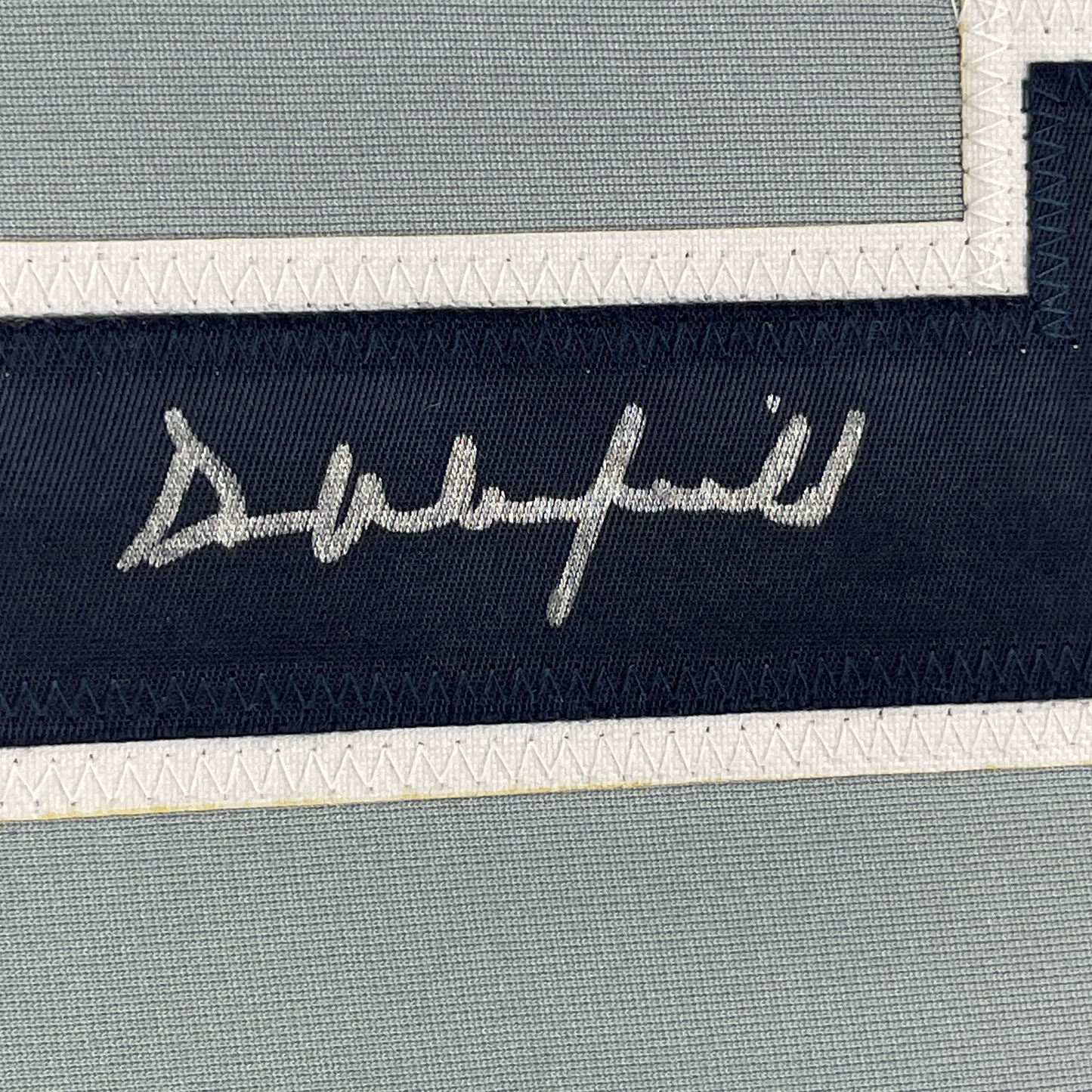 Framed Autographed/Signed Dave Winfield 35x39 New York Grey Baseball Jersey JSA COA