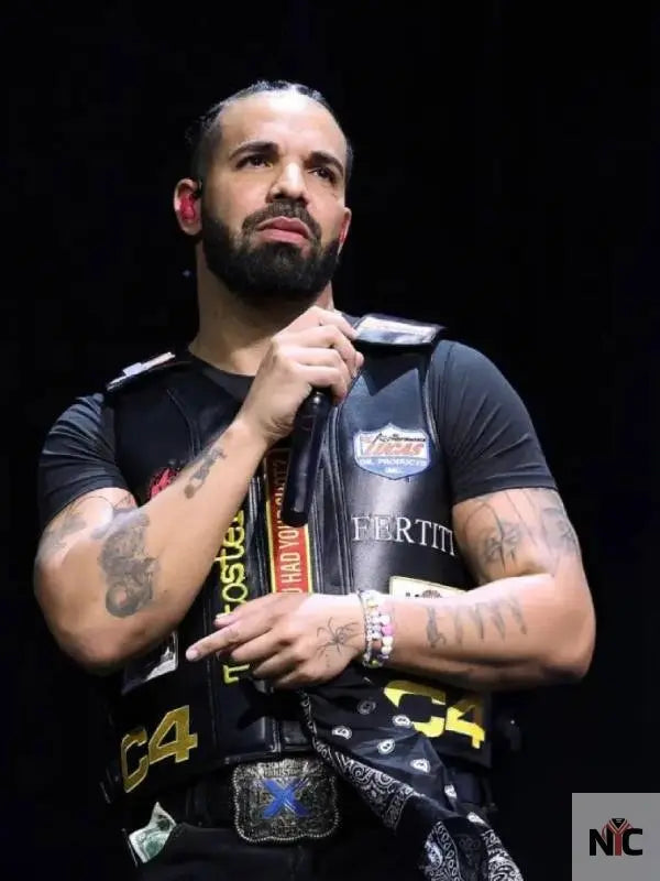 Wireless Festival 2025 Drake Black Vest