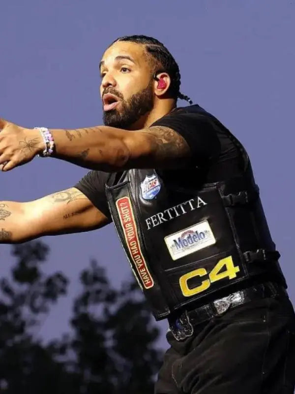 Wireless Festival 2025 Drake Black Vest