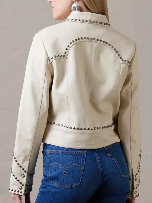 Women Rodeo Done & Dusted Leather Jacket