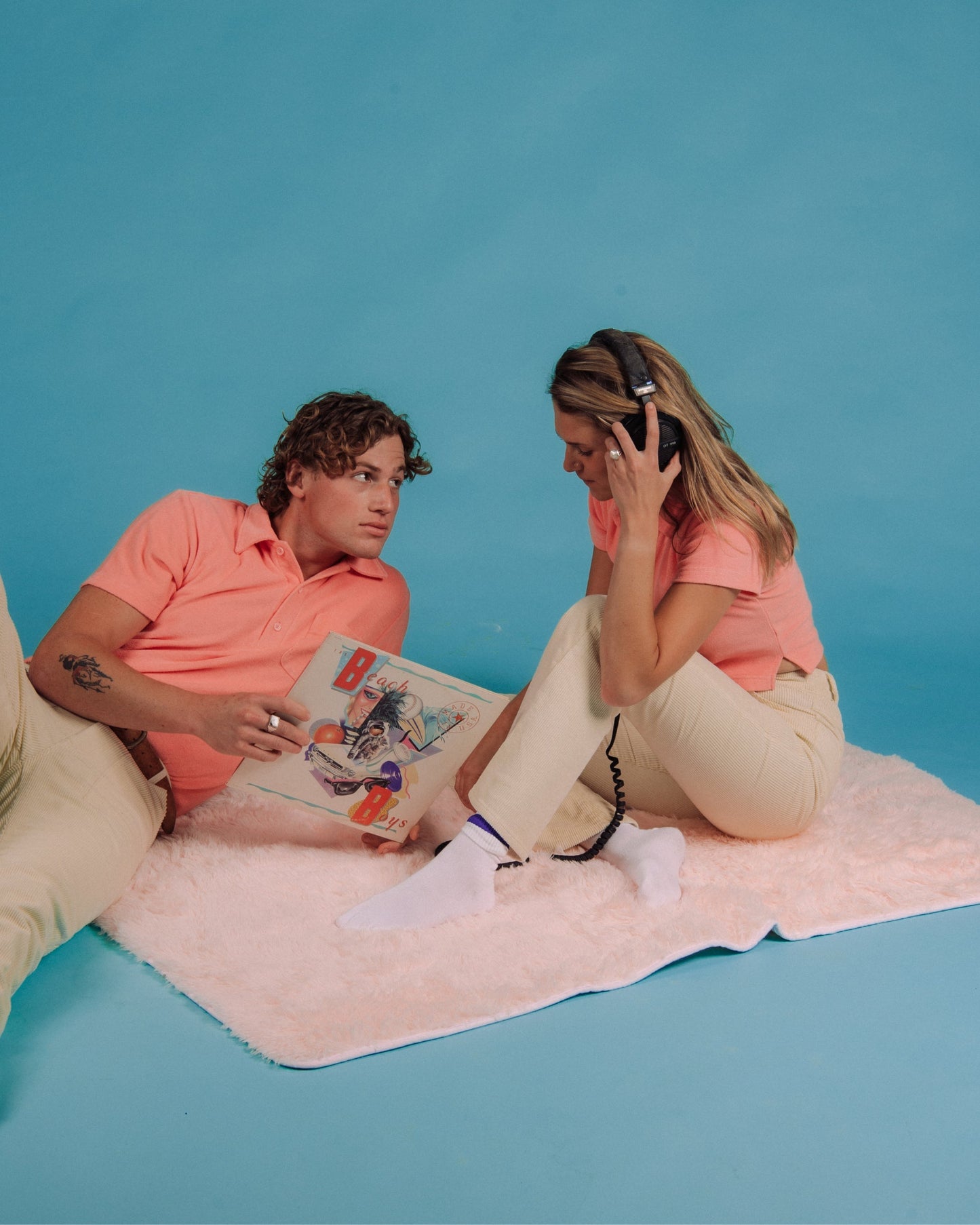 Men's Terry Polo (Watermelon)