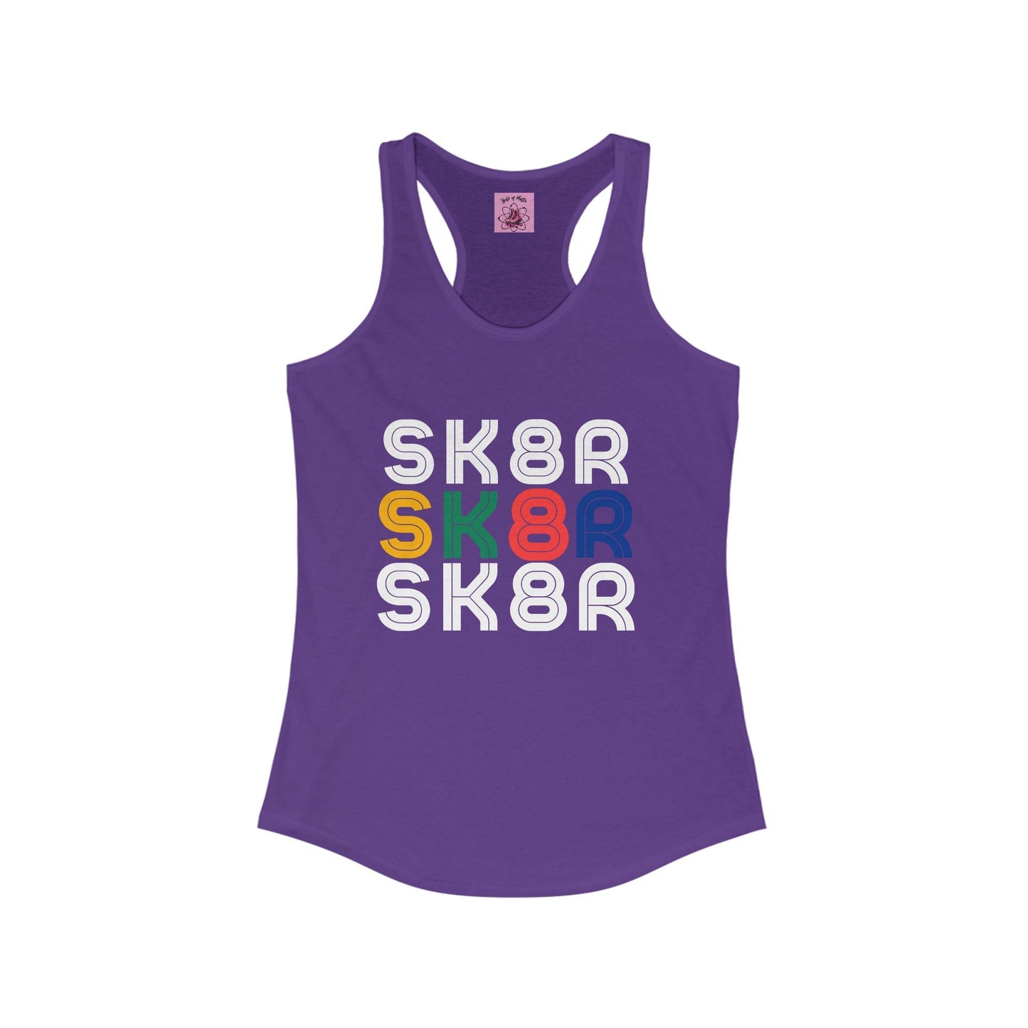 Women's Retro Skater Racerback Tank