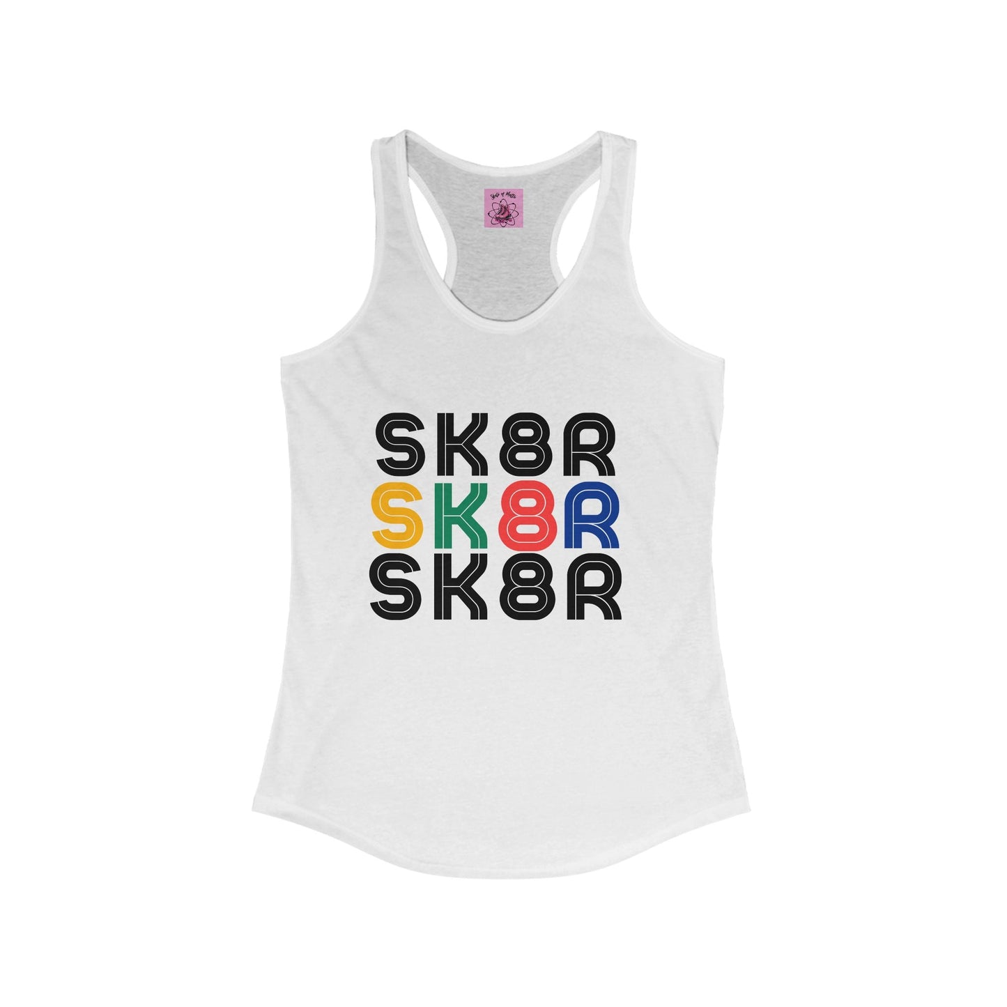 Women's Retro Skater Racerback Tank