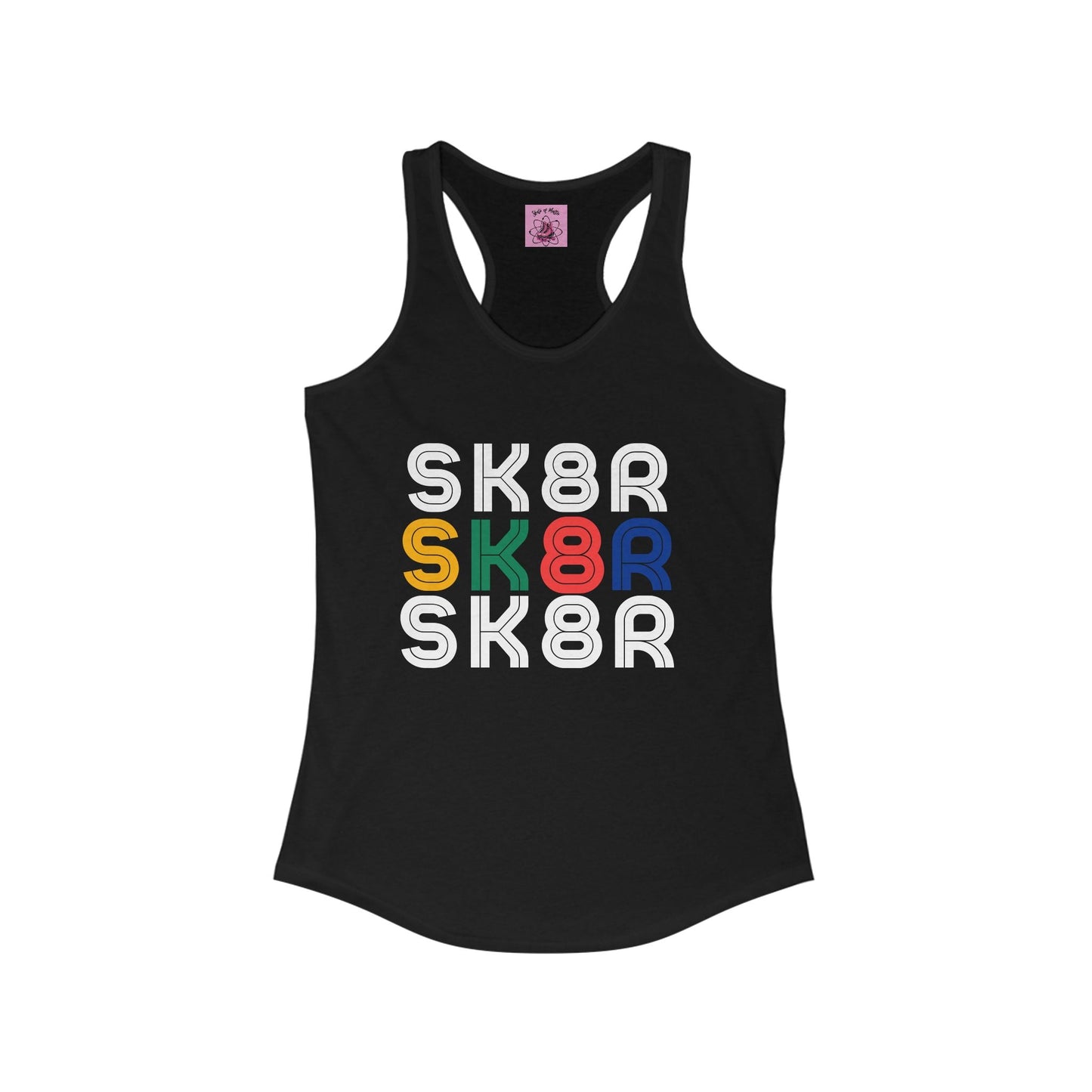 Women's Retro Skater Racerback Tank