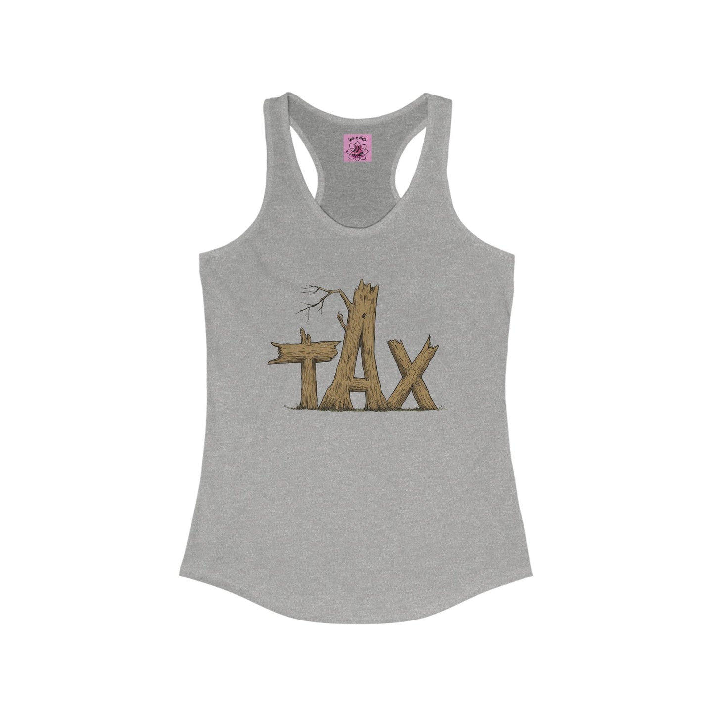 Women's Wood Tax Racerback Tank