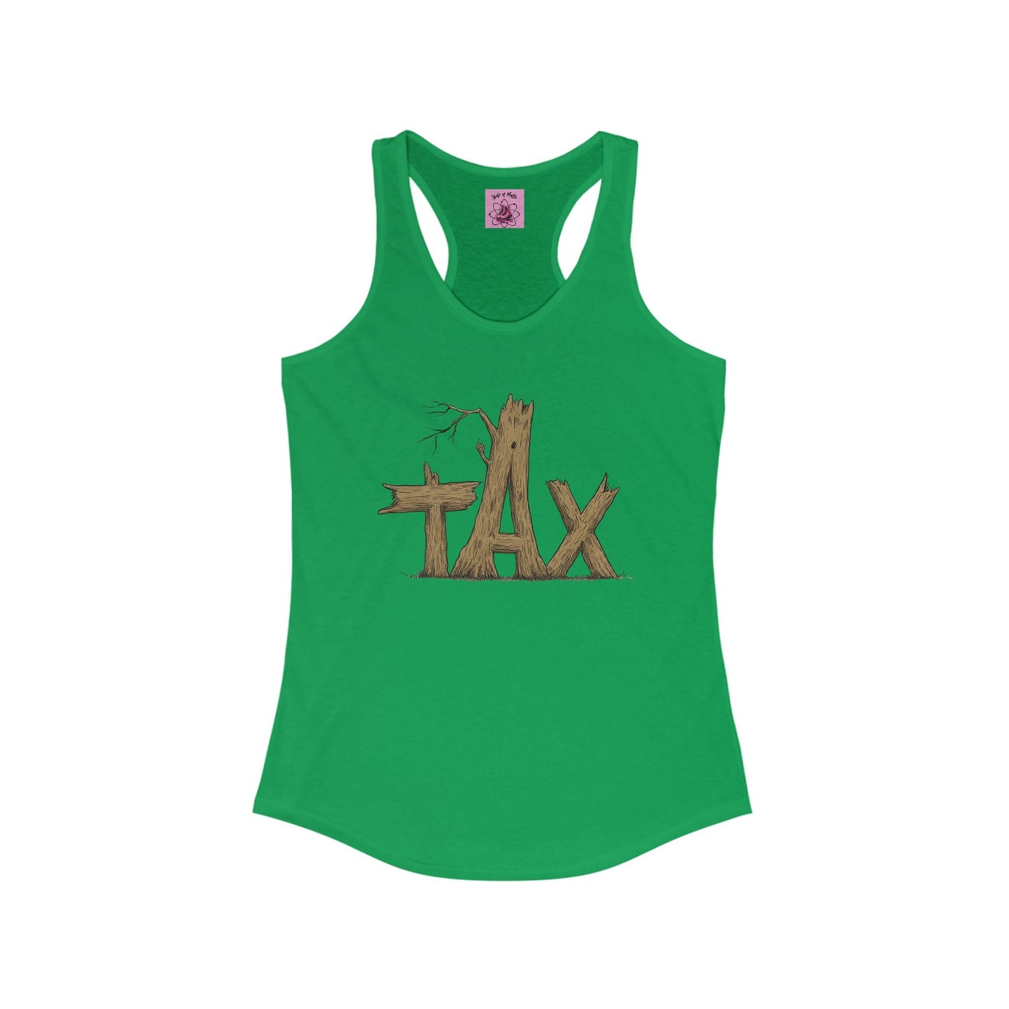 Women's Wood Tax Racerback Tank