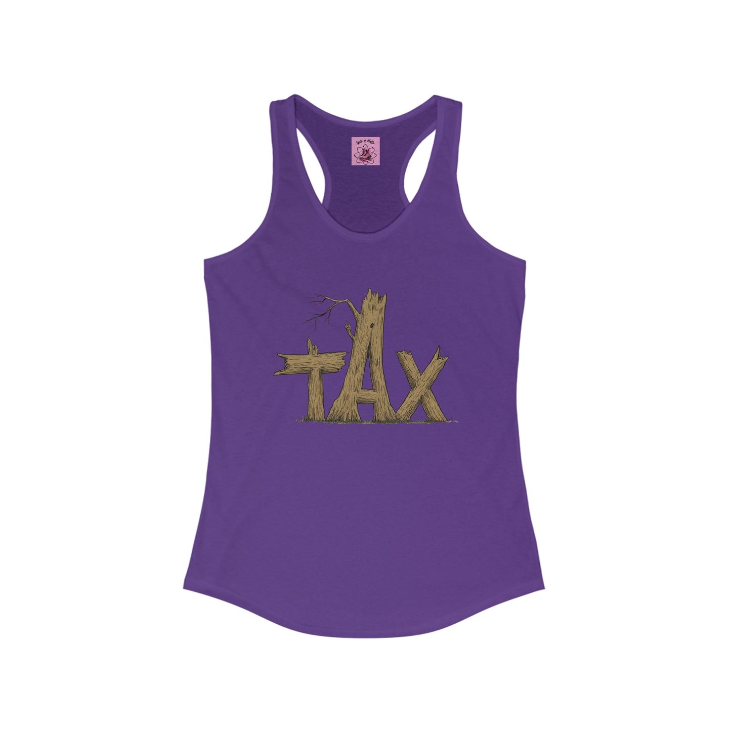 Women's Wood Tax Racerback Tank