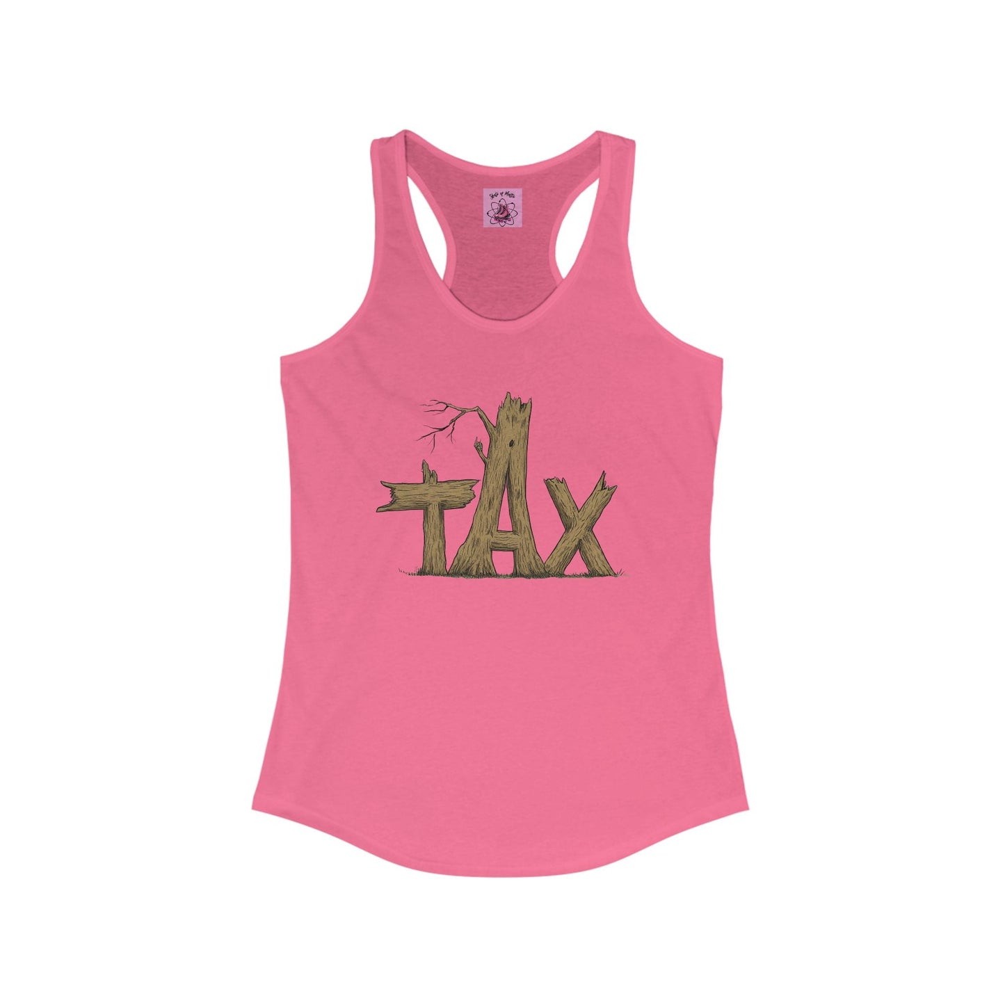 Women's Wood Tax Racerback Tank