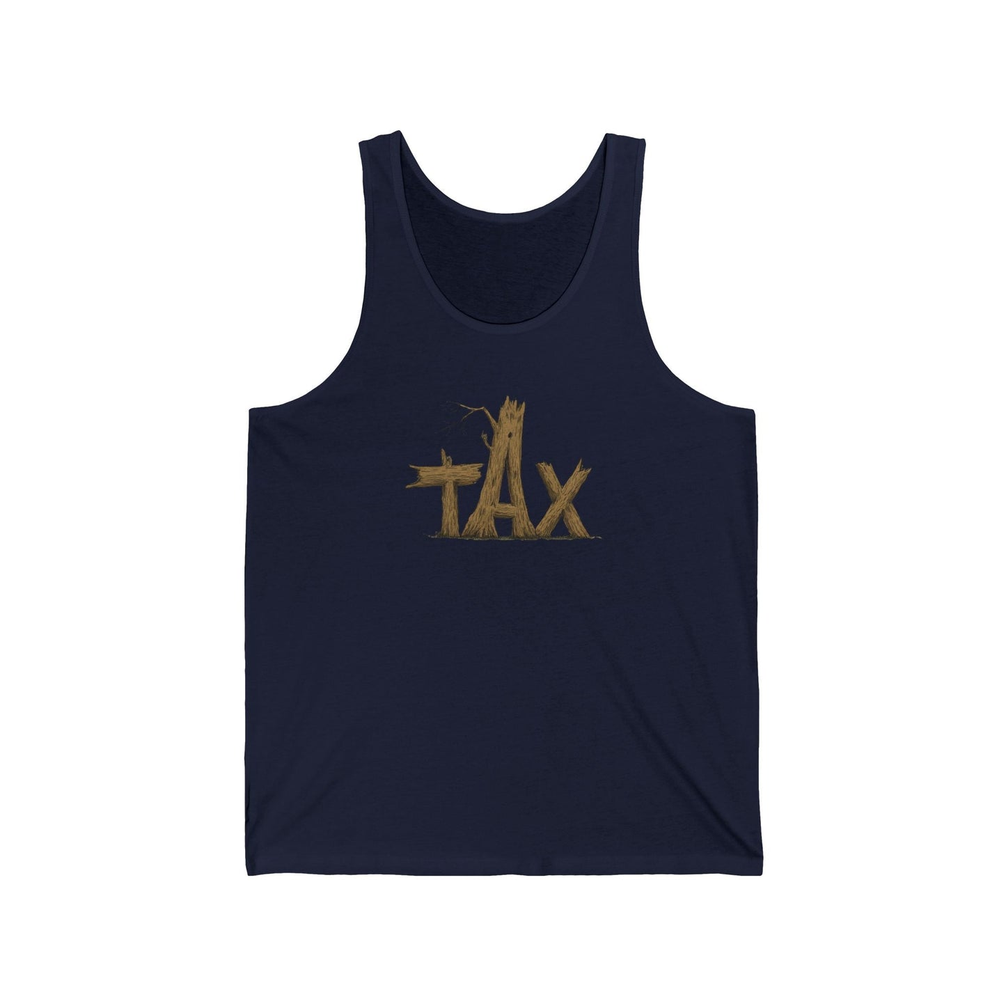 Wood Tax Unisex Tank
