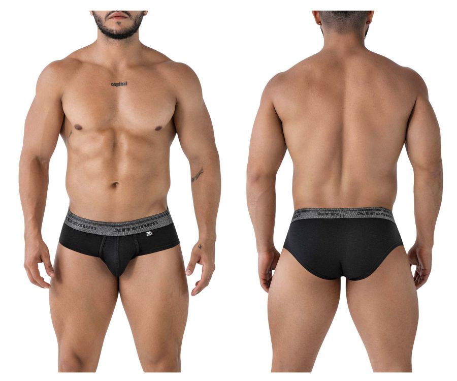 Xtremen 41315 Cotton Blend Briefs Color Black