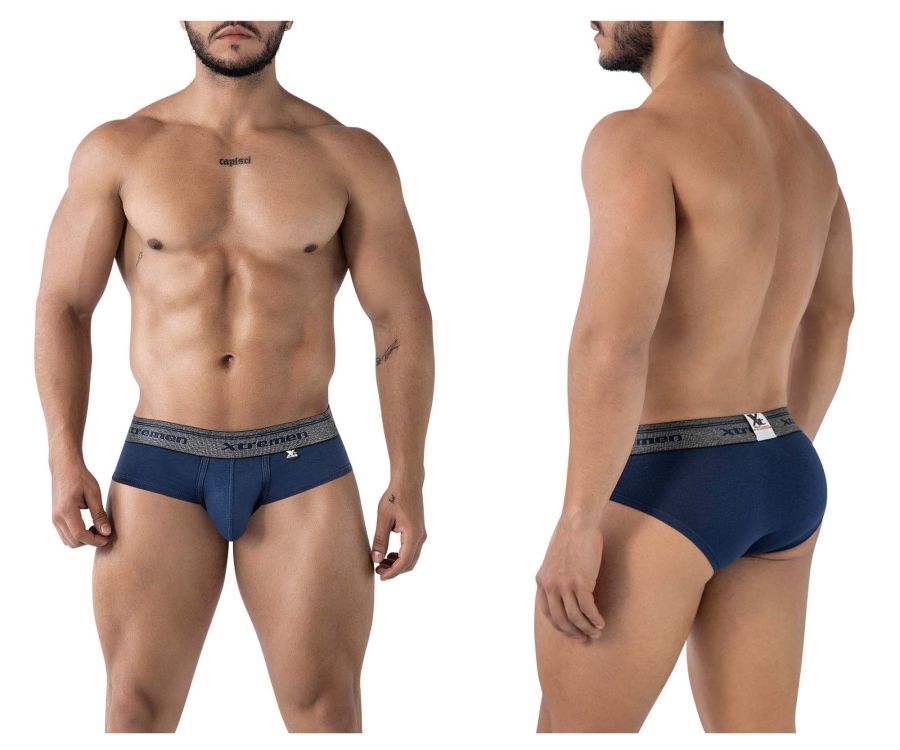 Xtremen 41315 Cotton Blend Briefs Color Navy
