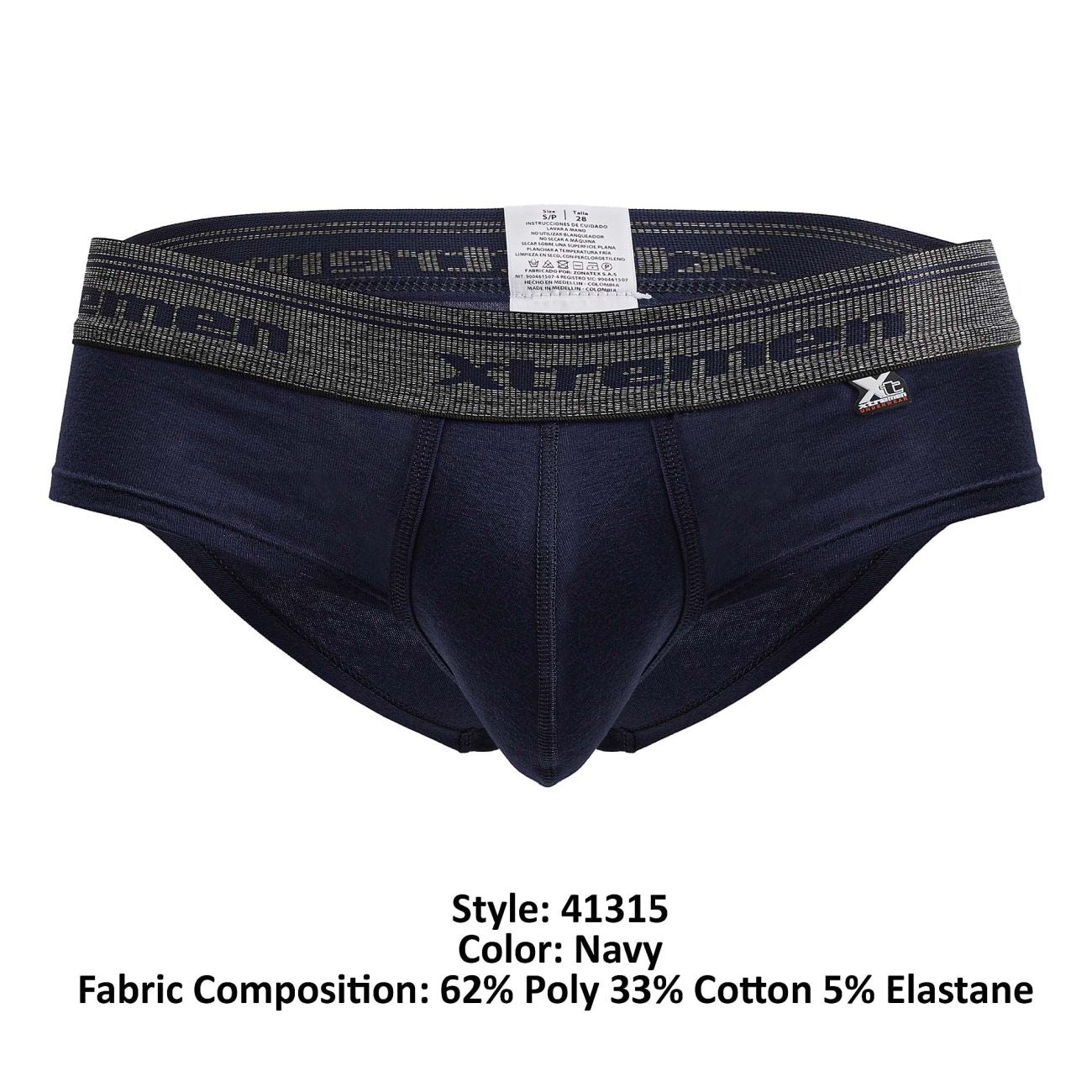 Xtremen 41315 Cotton Blend Briefs Color Navy