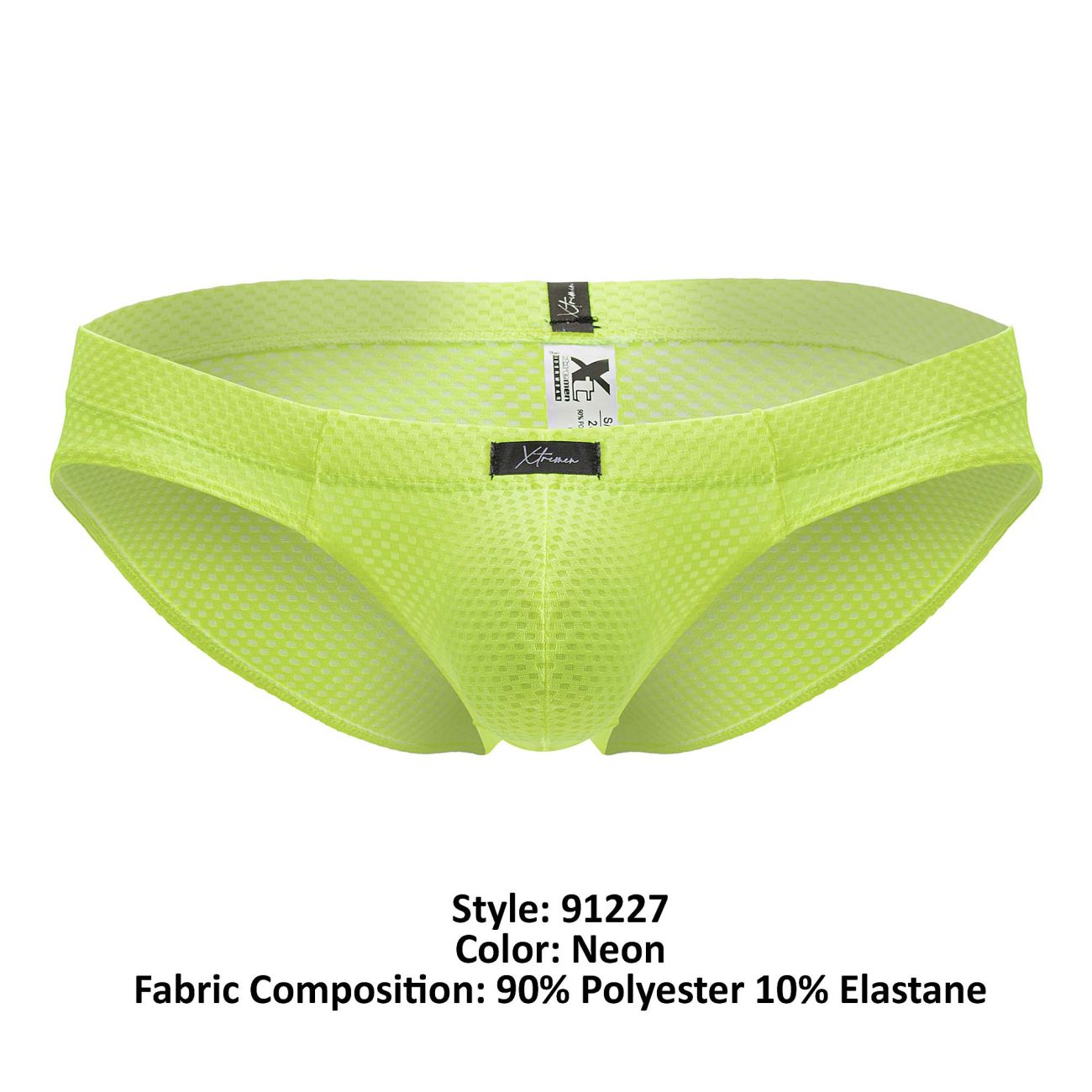 Xtremen 91227 Microfiber Briefs Color Neon Green