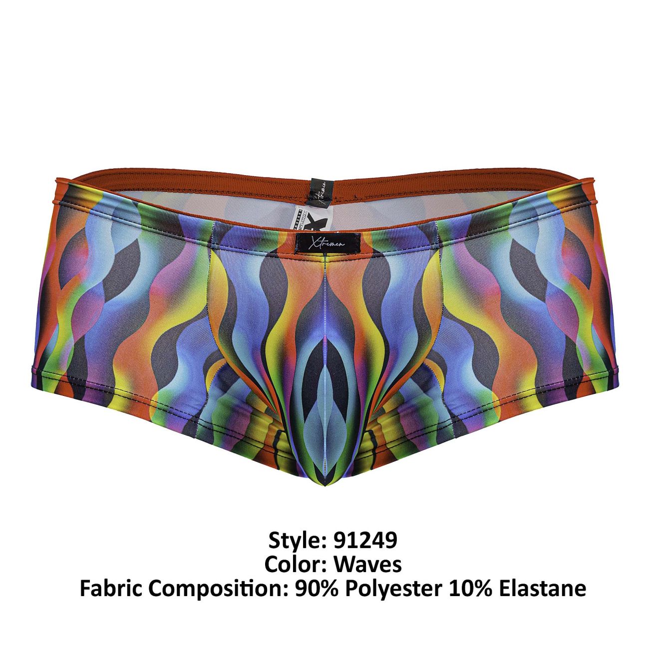 Xtremen 91249 Printed Trunks Color Waves