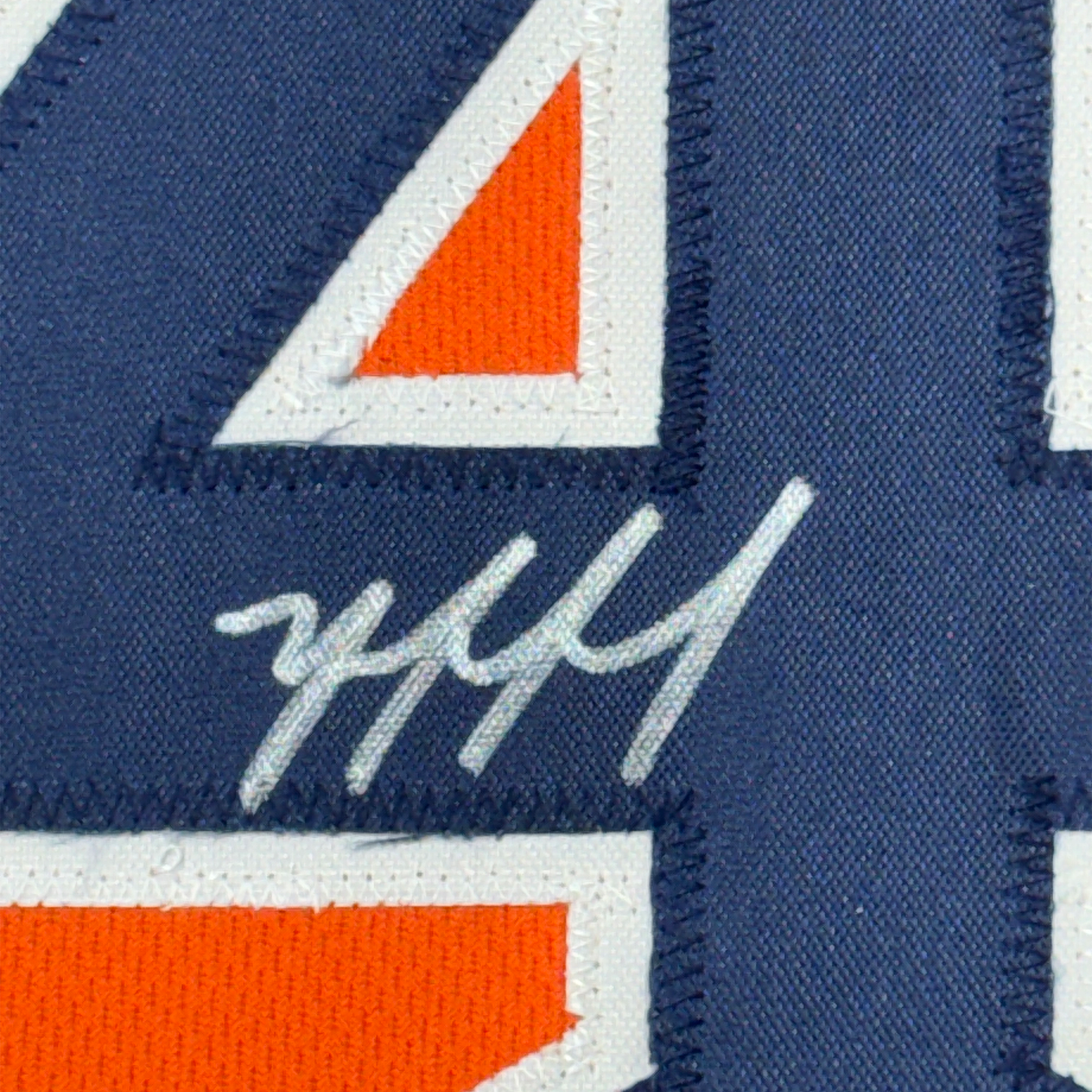 Framed Autographed/Signed Yordan Alvarez 35x39 Houston Orange Baseball Jersey JSA COA