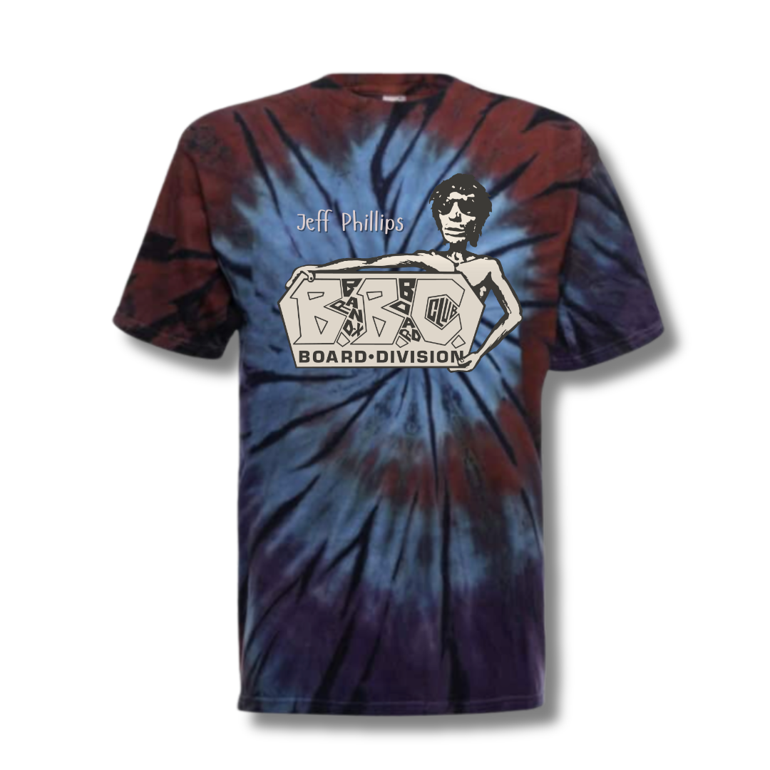 Jeff Phillips Tribute BBC TIE-DYE Shirt