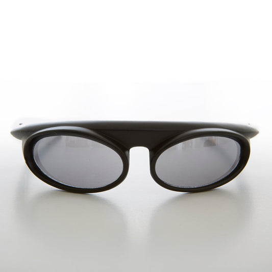 Futuristic Wrap Around Goggle Vintage Sunglass - Zurich