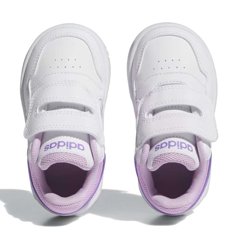 adidas Hoops 3.0 CF Infants Shoes - Cloud White / Bliss Lilac / Violet Fusion