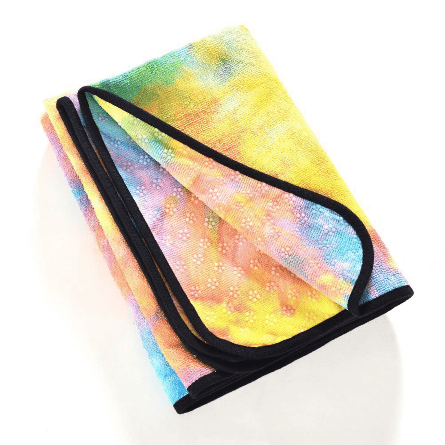 JupiterGear Tie Dye Yoga Mat Towel with Slip-Resistant Grip Dots