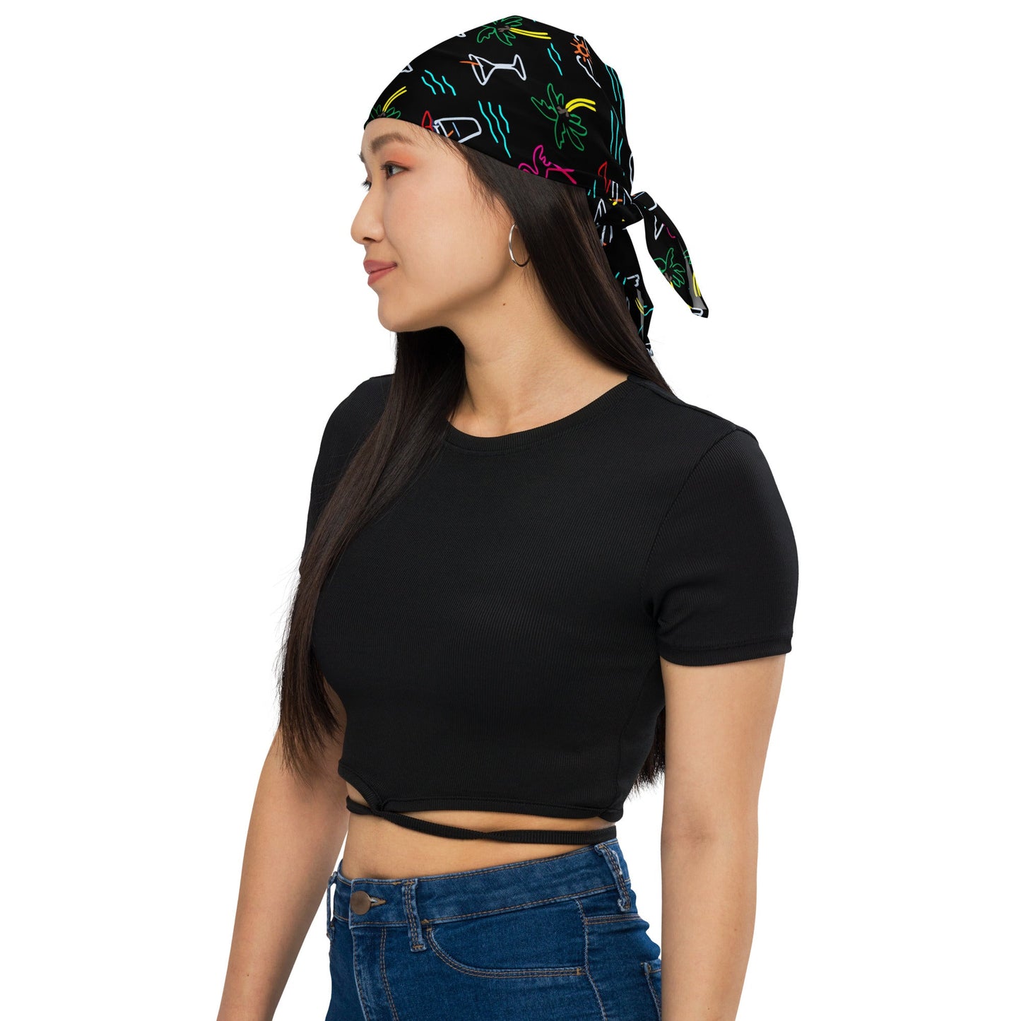 Five O'Clock Somewhere Black Bandana