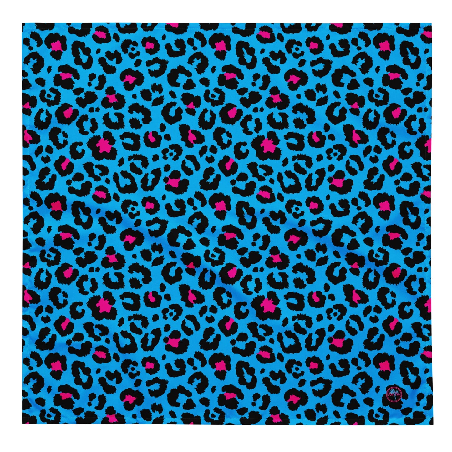 Blue Leopard Bandana