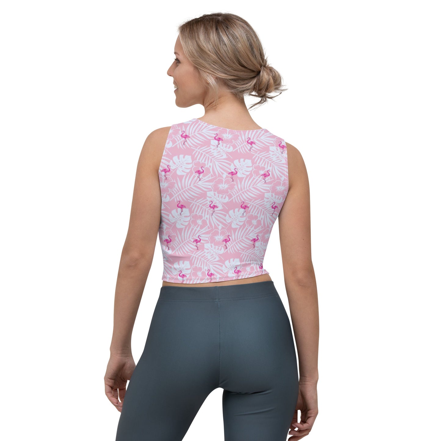 Party Like A Flockstar Pink Crop Top