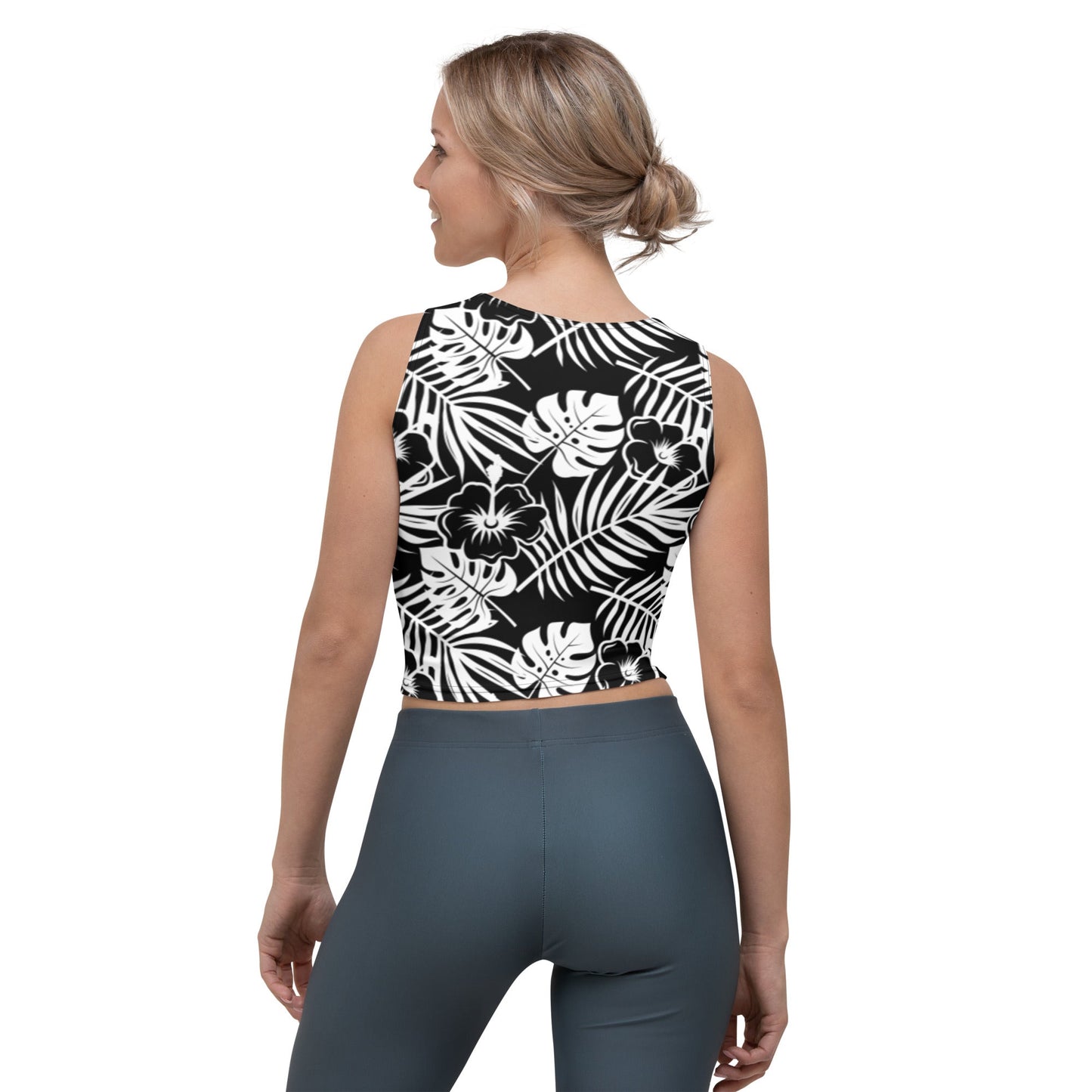 BLK WHT Crop Top