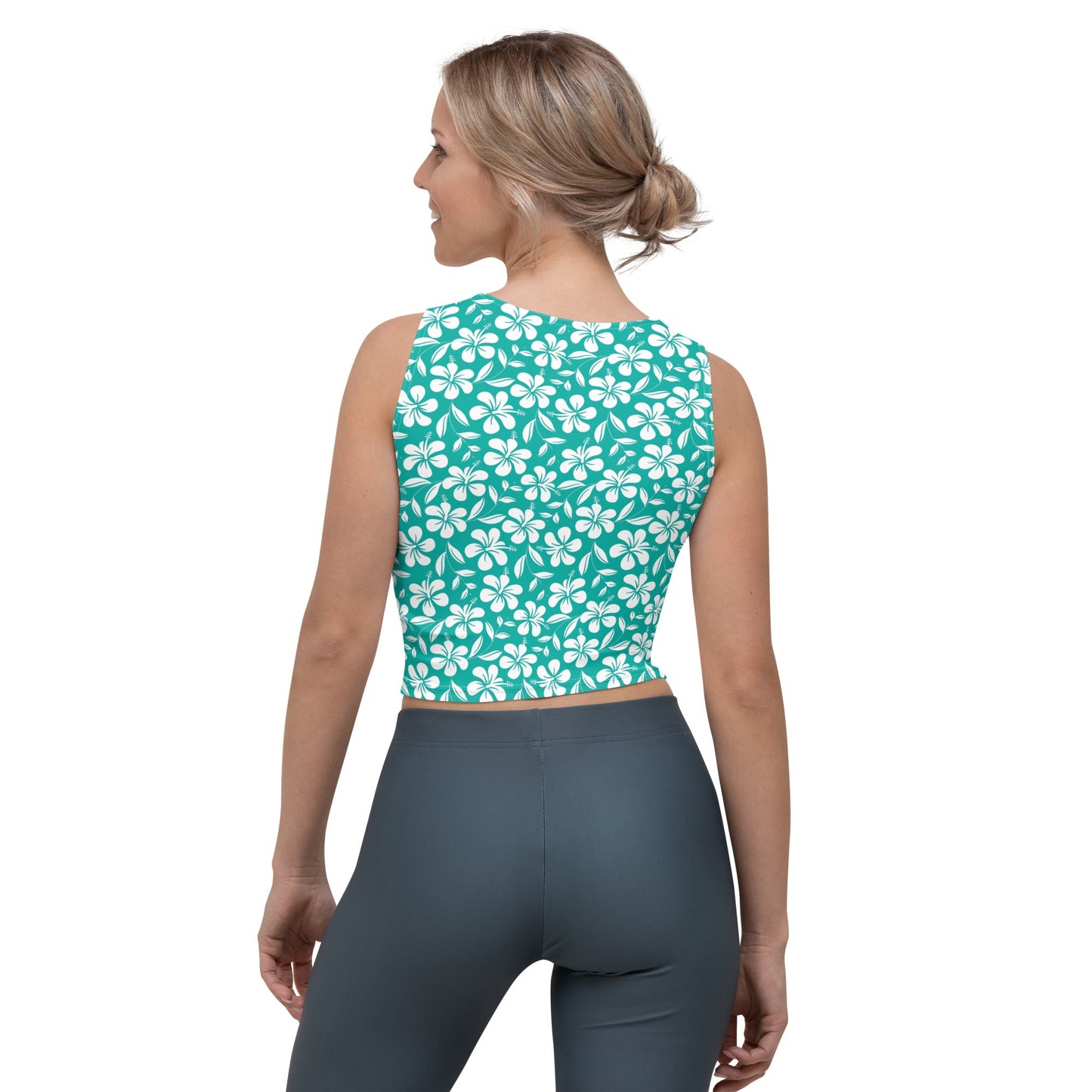 Bimini Teal Crop Top