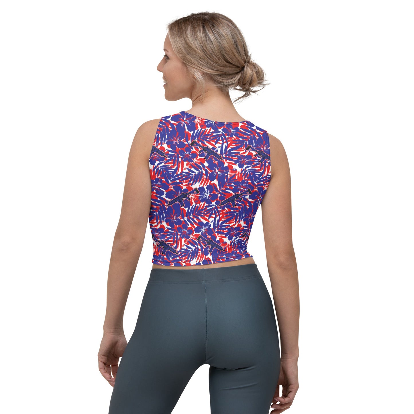 Red White and Boom Crop Top