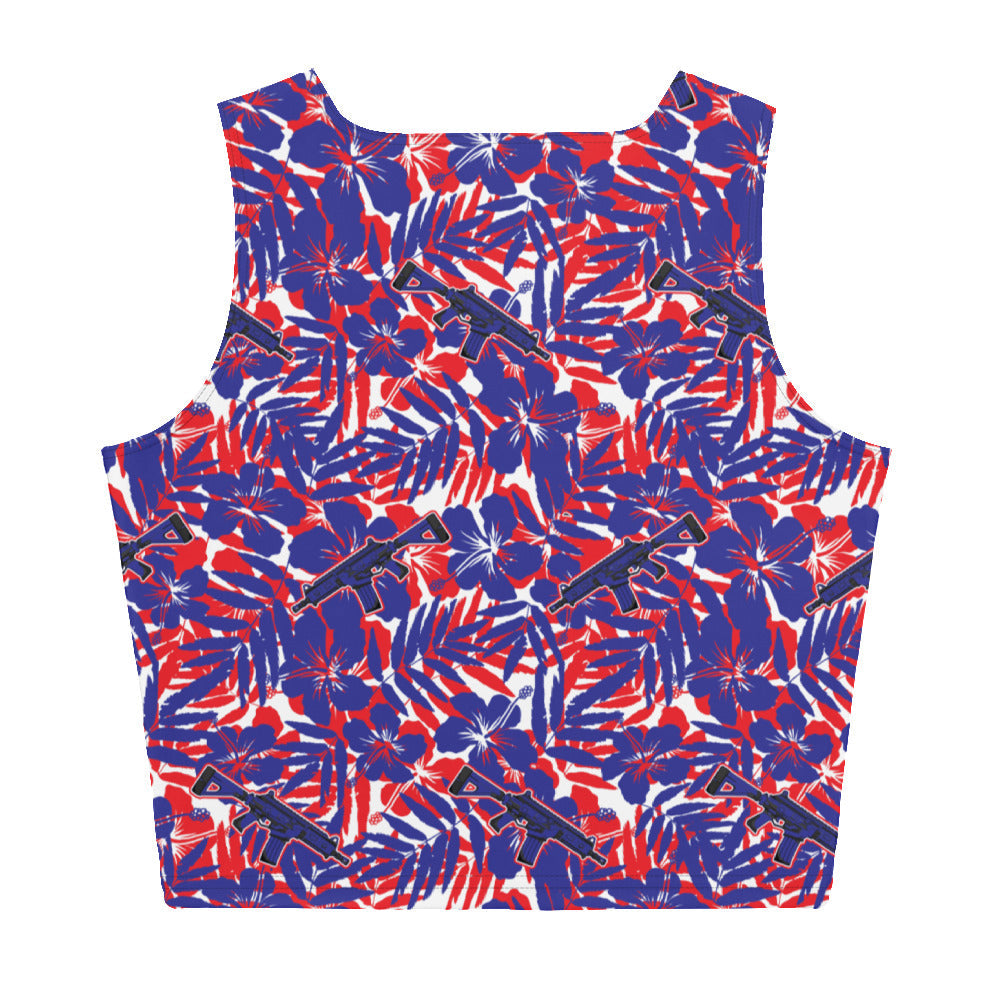 Red White and Boom Crop Top