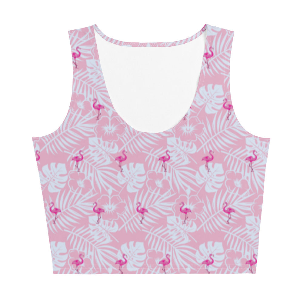 Party Like A Flockstar Pink Crop Top