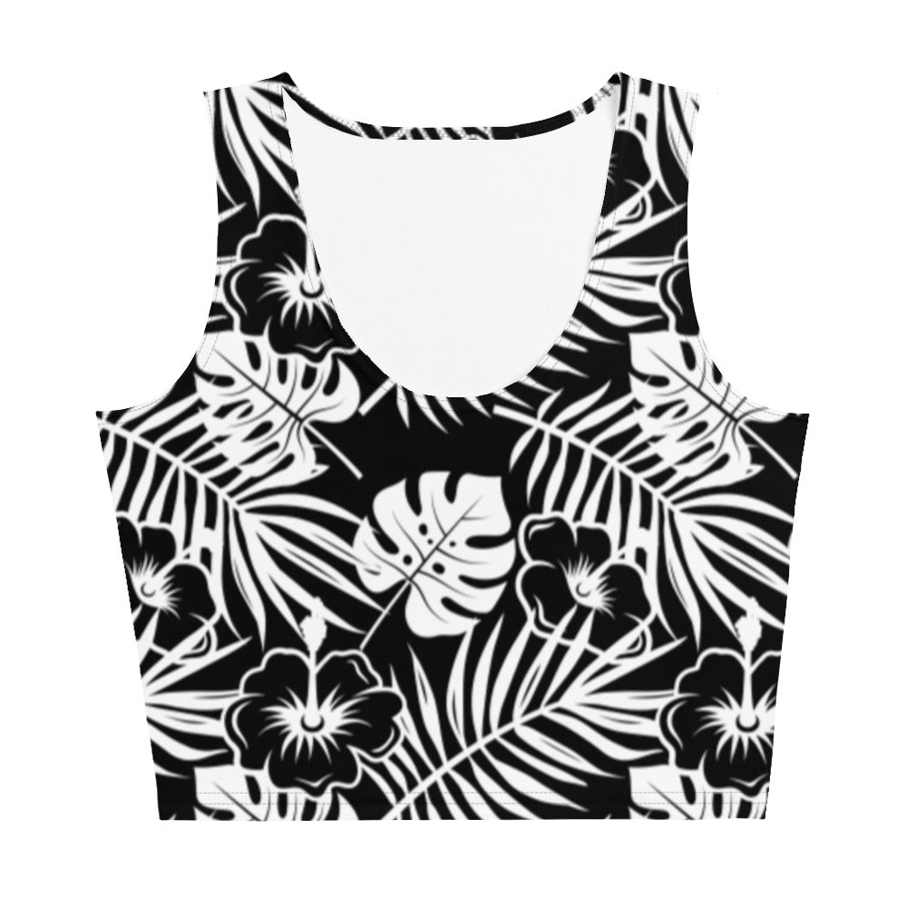 BLK WHT Crop Top