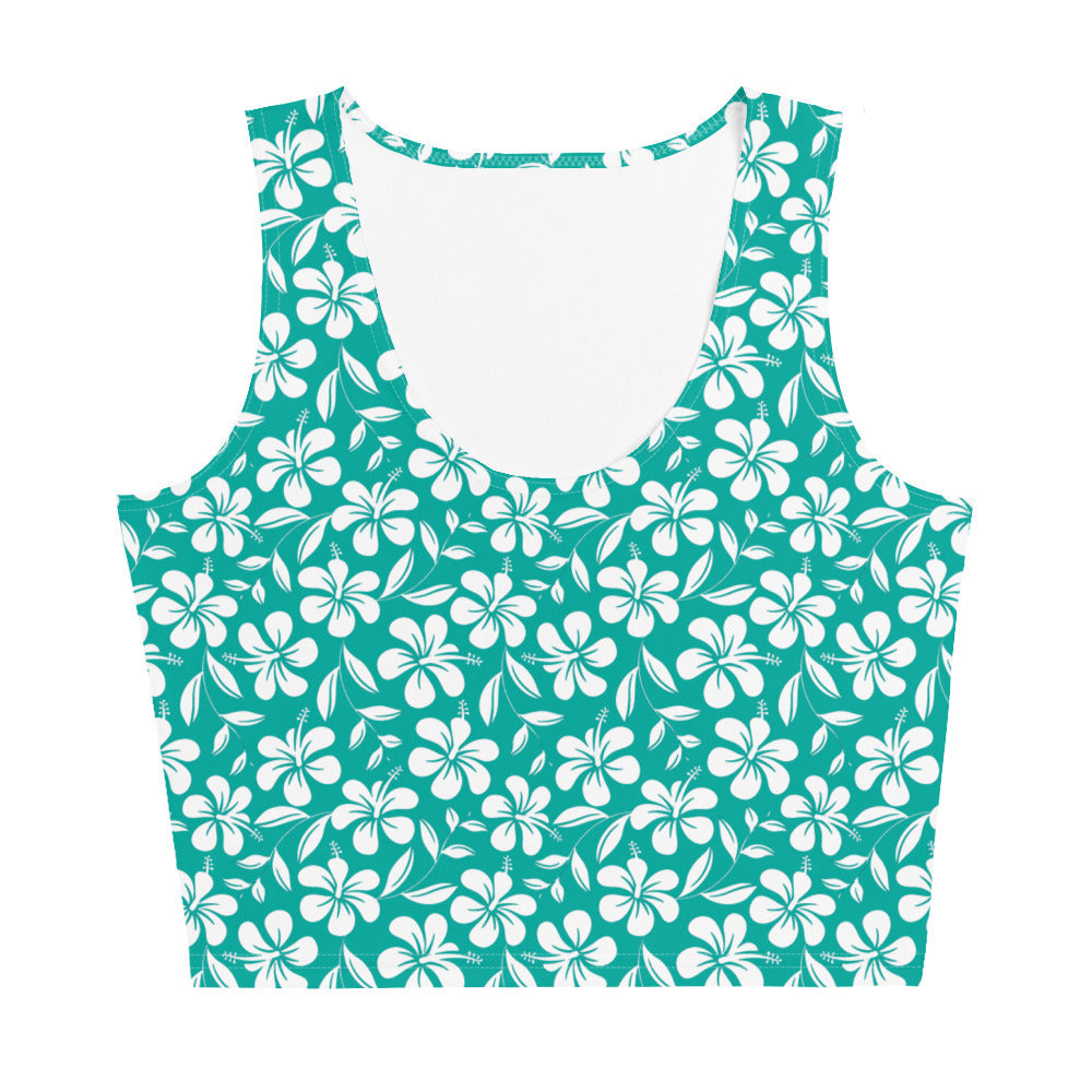 Bimini Teal Crop Top