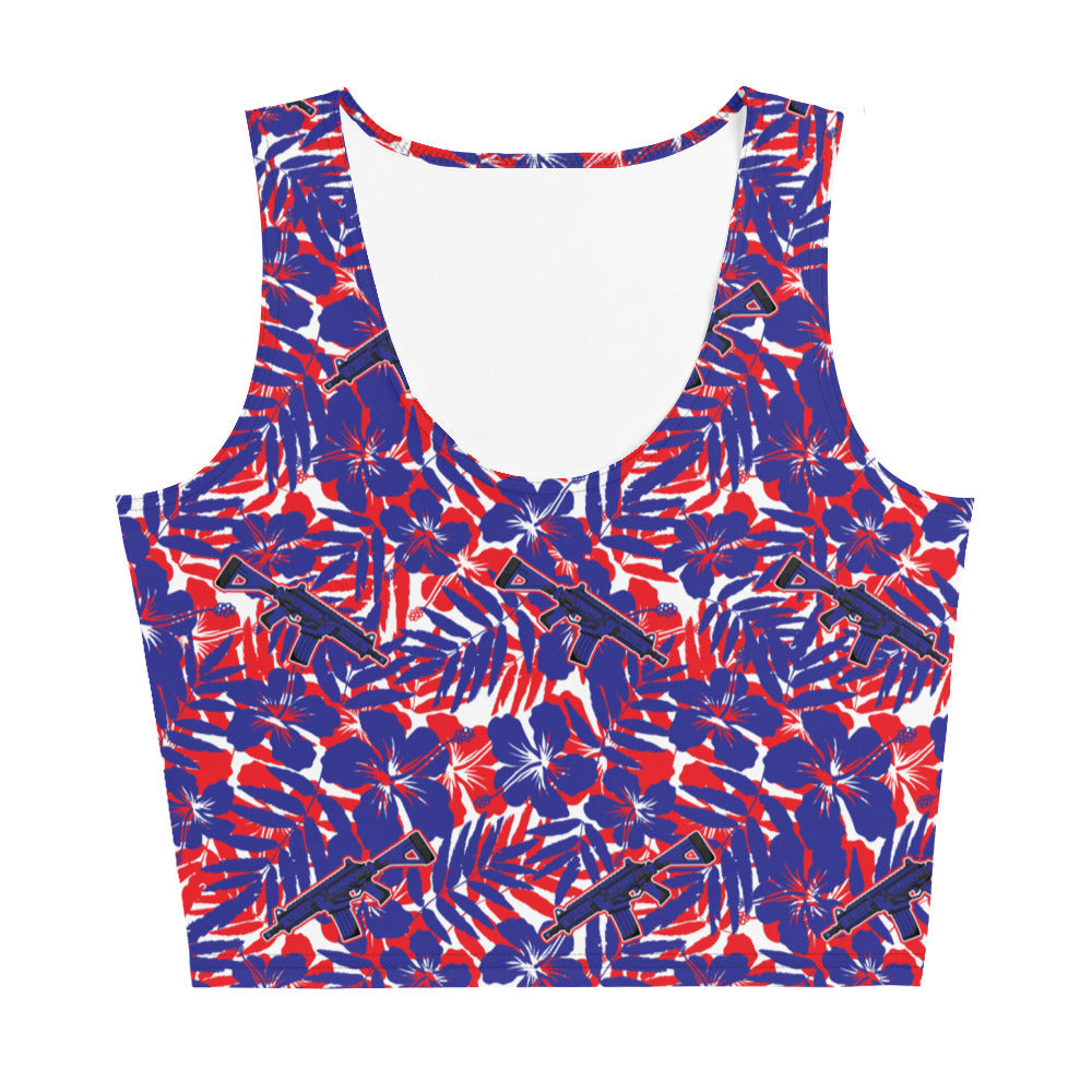 Red White and Boom Crop Top