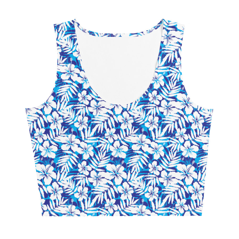 Tahitian Blue Crop Top