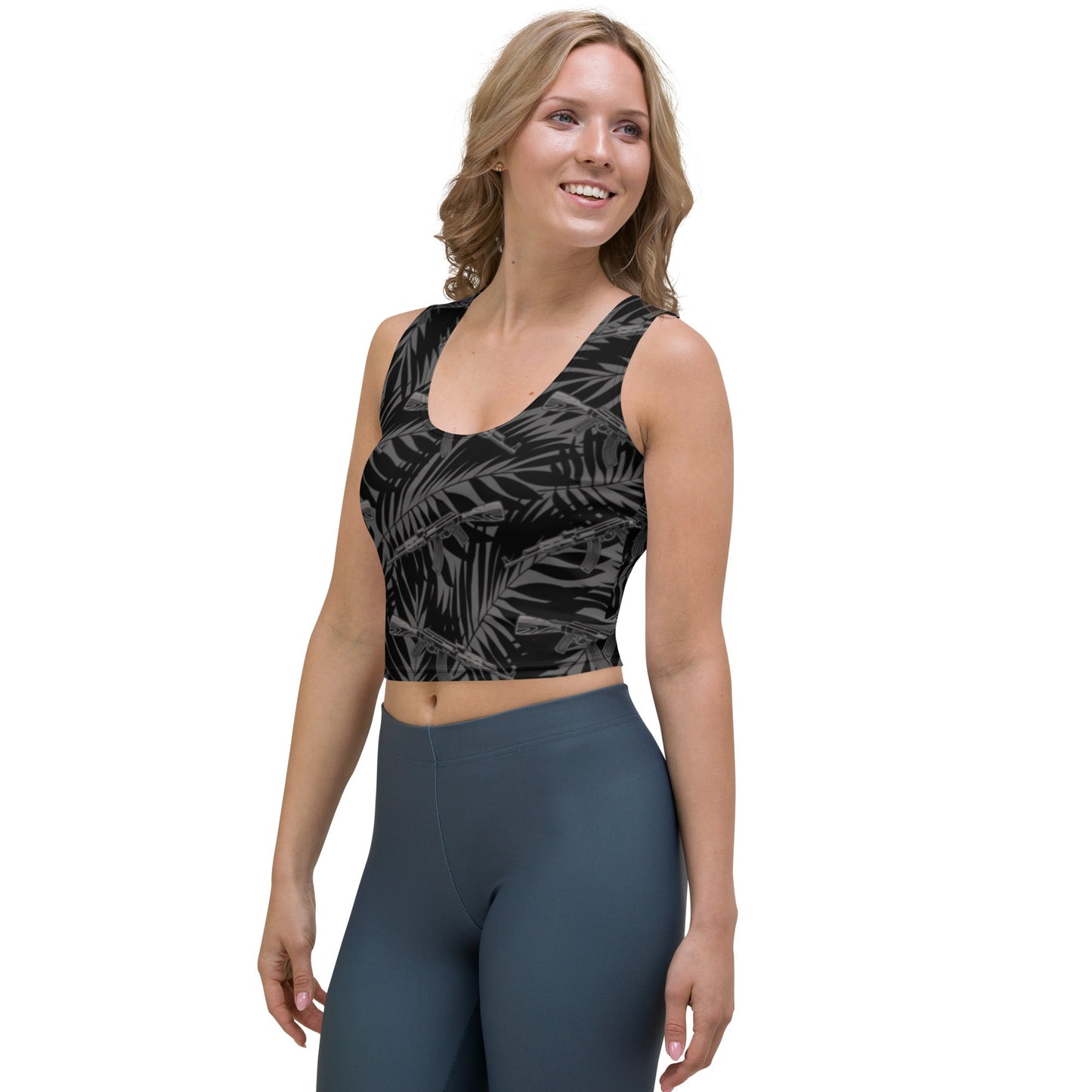 Midnight AK Crop Top