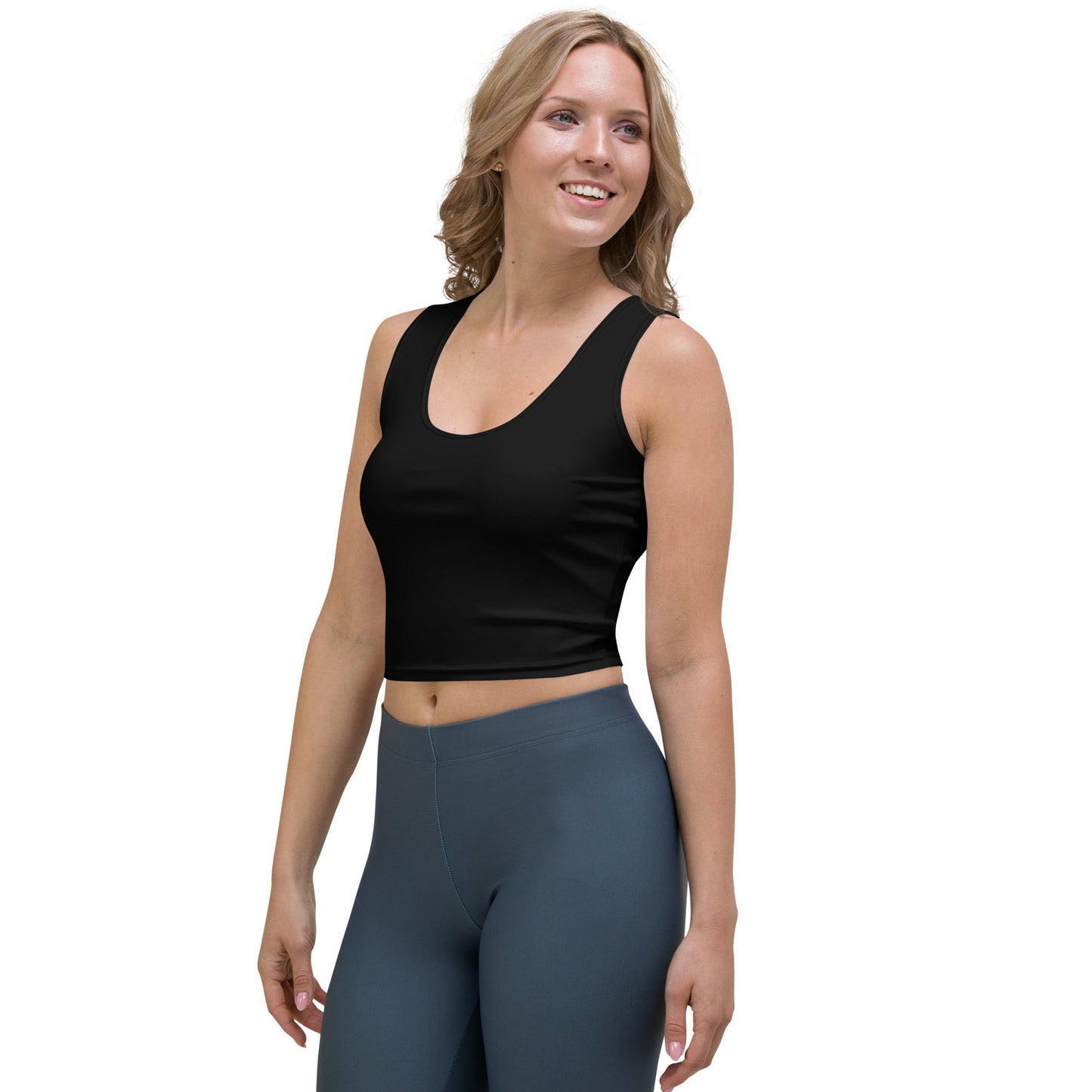 All Black Crop Top