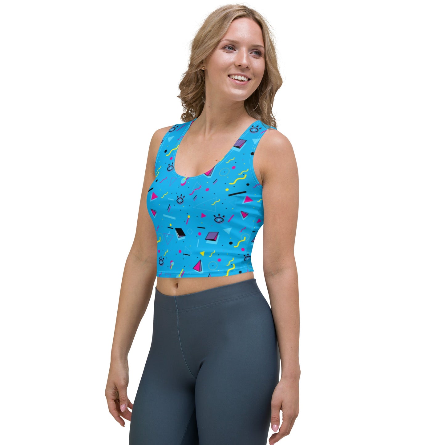 Blue Monday Crop Top