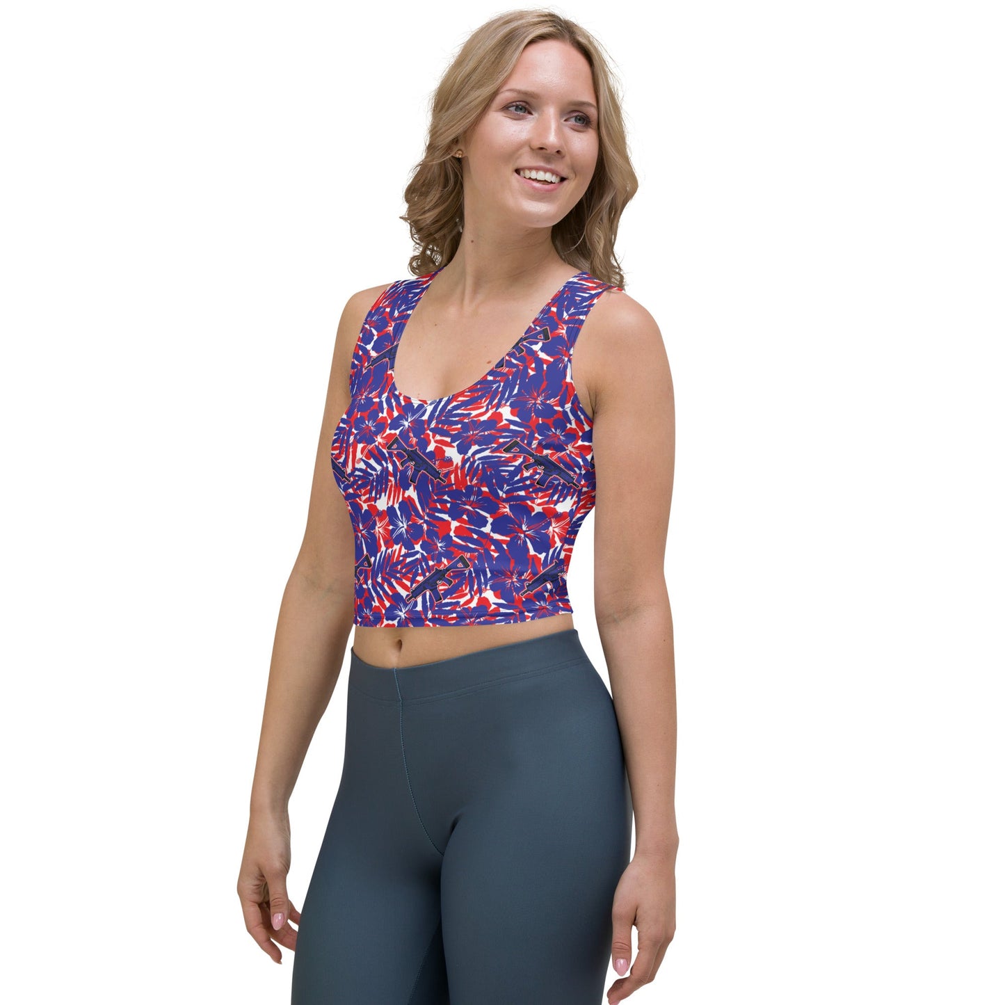 Red White and Boom Crop Top