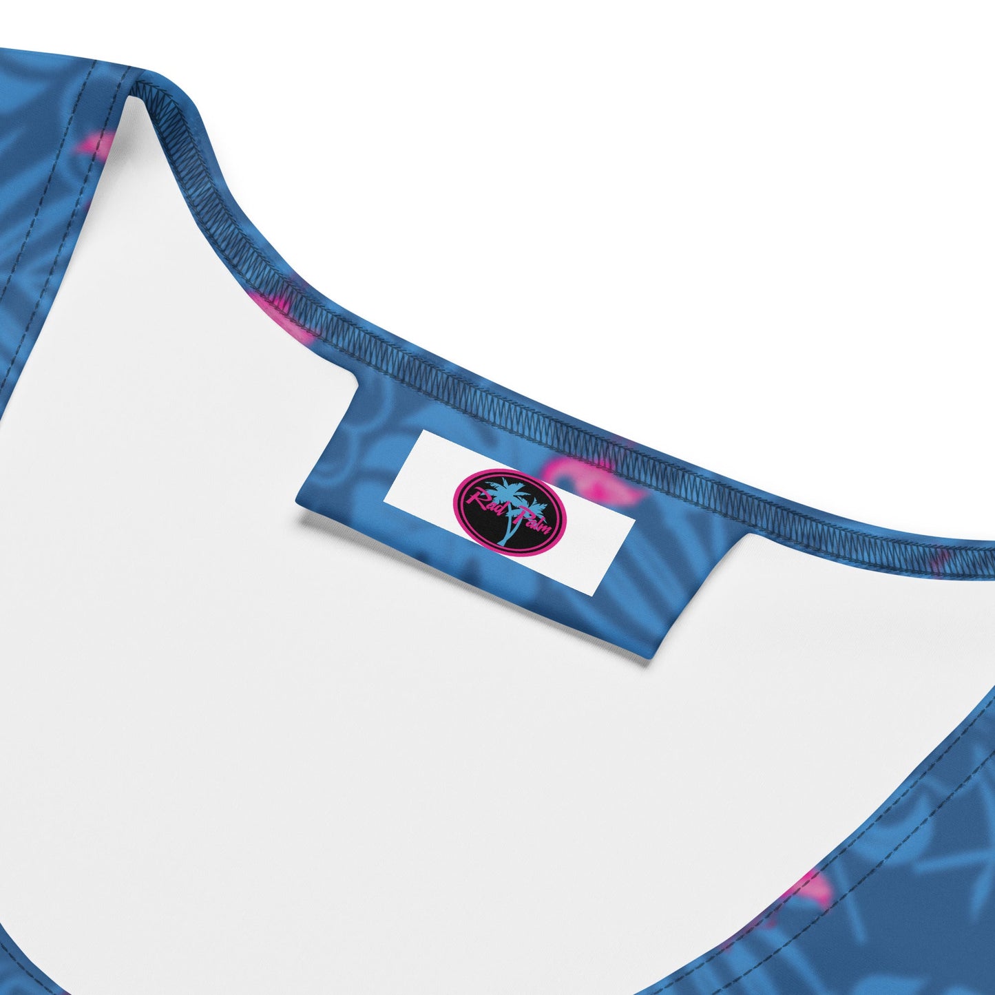 Party Like A Flockstar Blue Crop Top