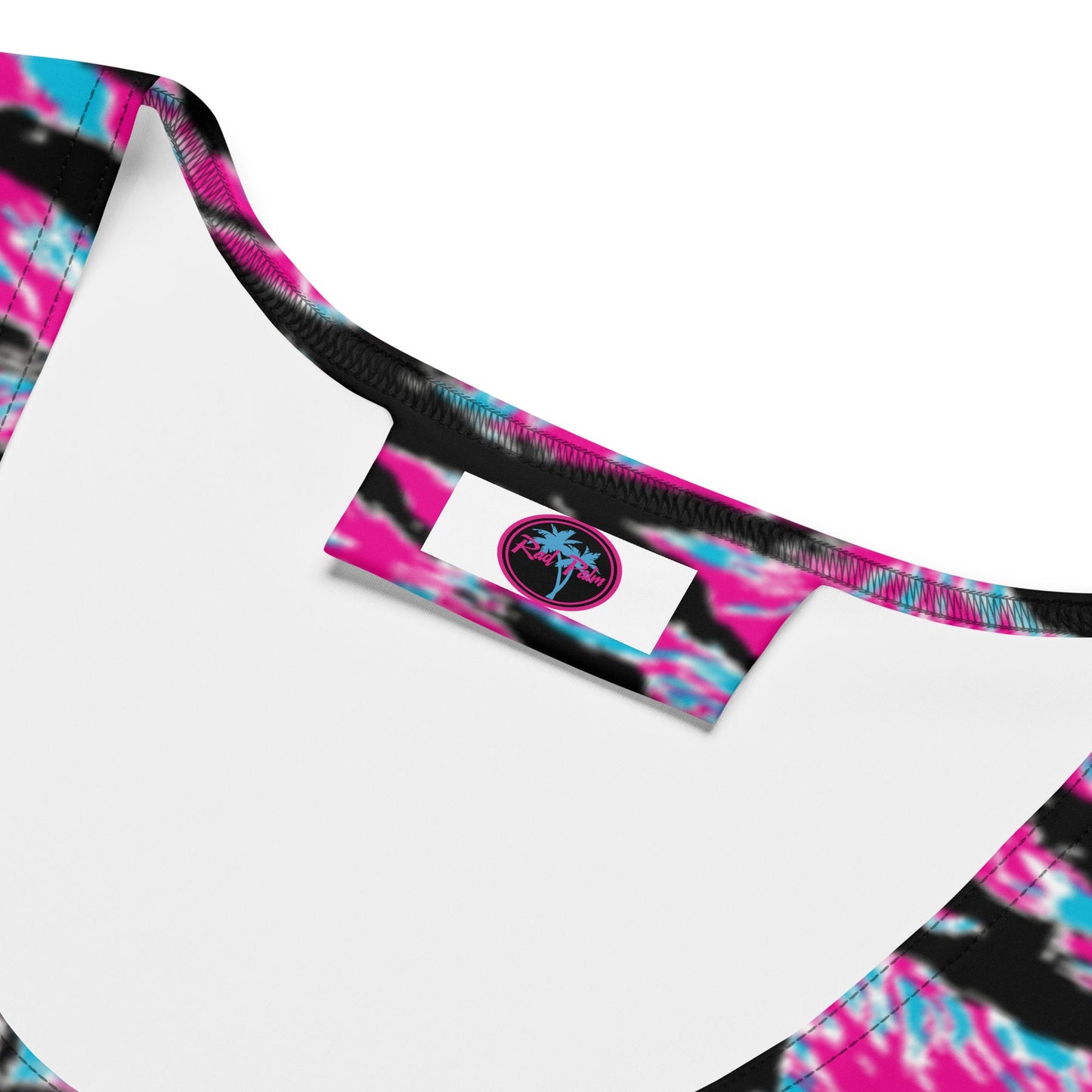 Neon Tiger Stripe Crop Top