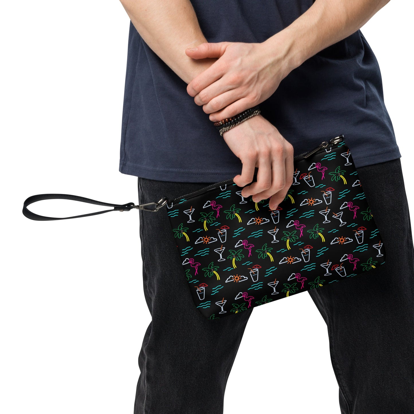 Five O'Clock Somewhere Black Crossbody Bag