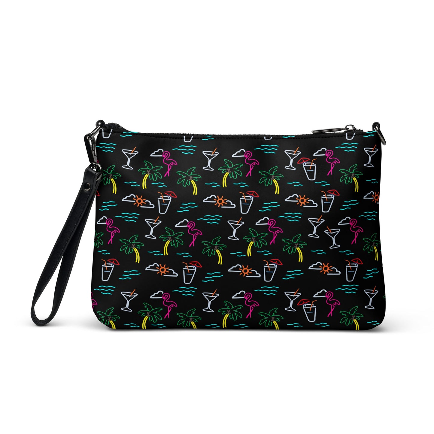 Five O'Clock Somewhere Black Crossbody Bag