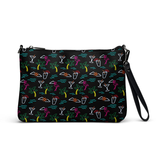 Five O'Clock Somewhere Black Crossbody Bag