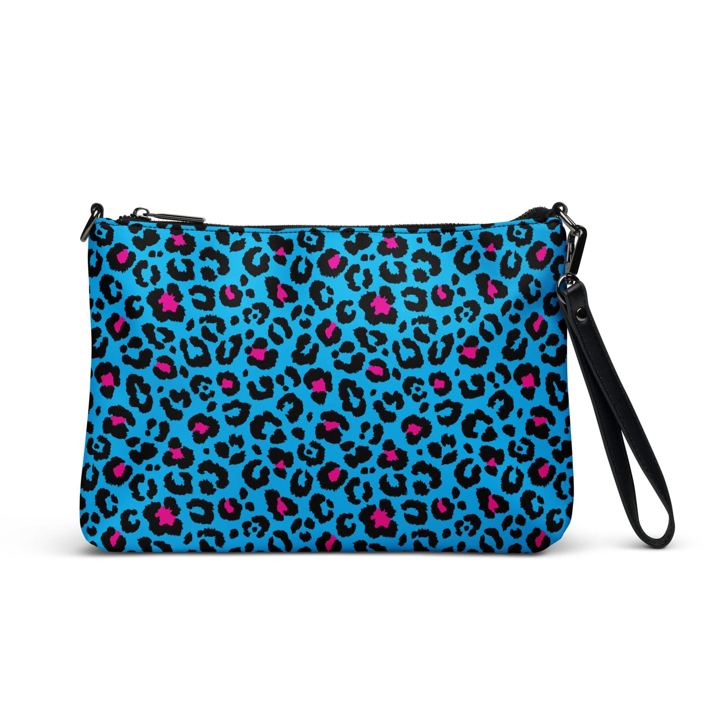 Blue Leopard Crossbody Bag