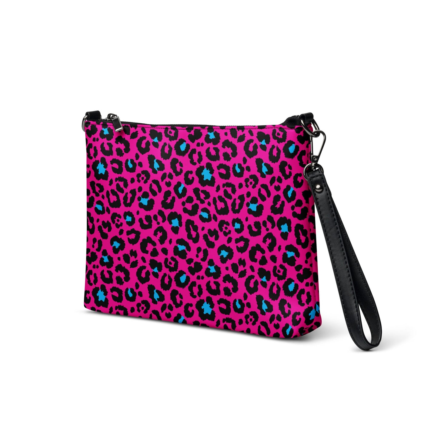 Pink Leopard Crossbody Bag