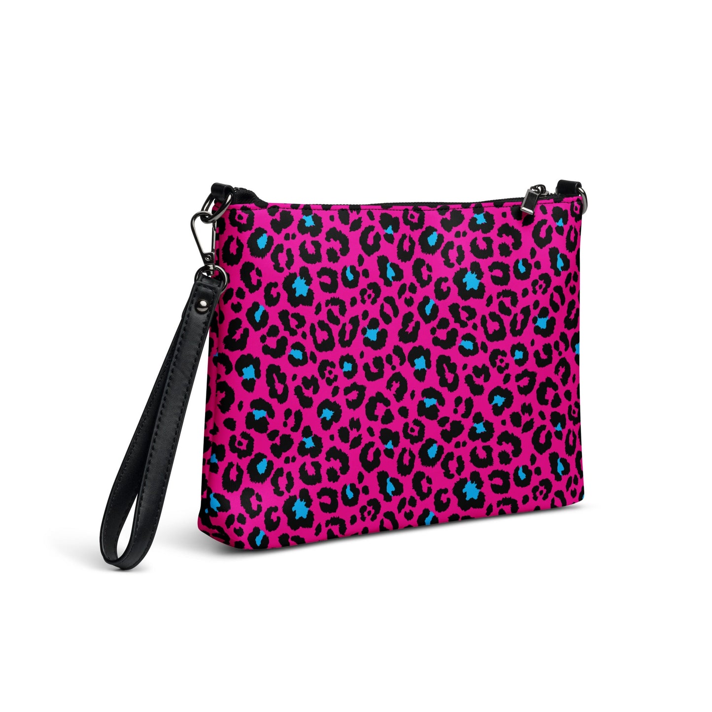Pink Leopard Crossbody Bag