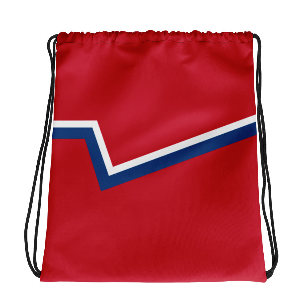 Rad Palm Fast AF America Drawstring bag