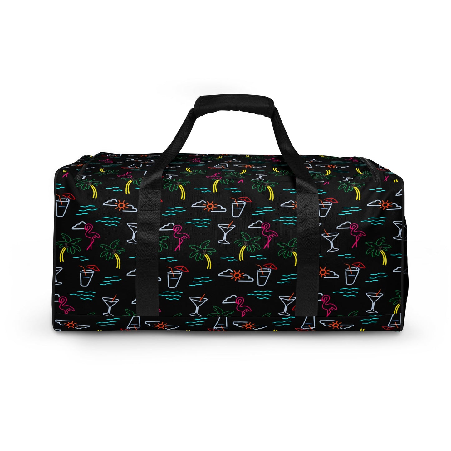 Five O'Clock Somewhere Black Duffle Bag